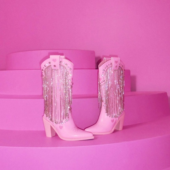 Dolls Kill Shoes - Dolls Kill Present Perfect Western Boots by Sugar Thrillz
